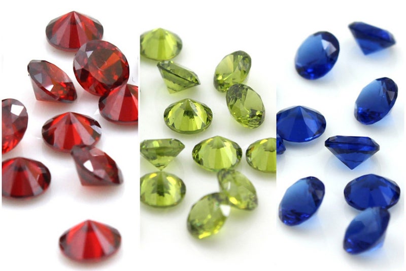 Beffy 96Pcs 5mm Crystal Birthstones for Floating Charms Living Memory Lockets DIY Pendant Necklace - Image 3